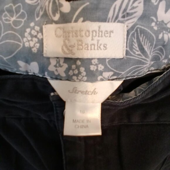 Christopher & Banks faded black capris SIZE 16 - Picture 3 of 4
